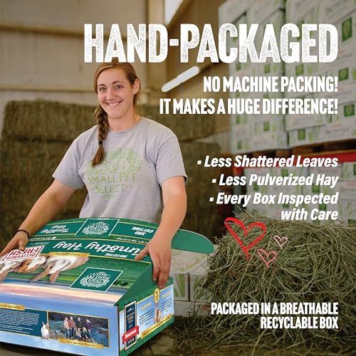 Small Pet Select 3rd Cutting Timothy Hay packaging side profile