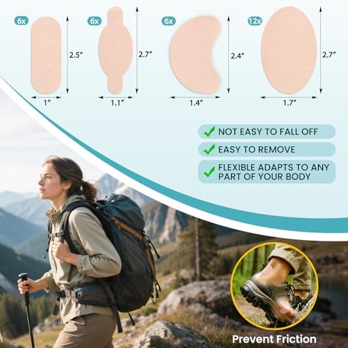 Variety pack of imported Ceyome moleskin bandages for athletes and runners.