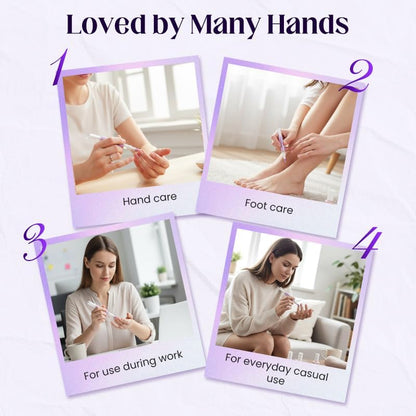 Goal Zone imported premium manicure tool set for moisturizing and brightening damaged cuticles.