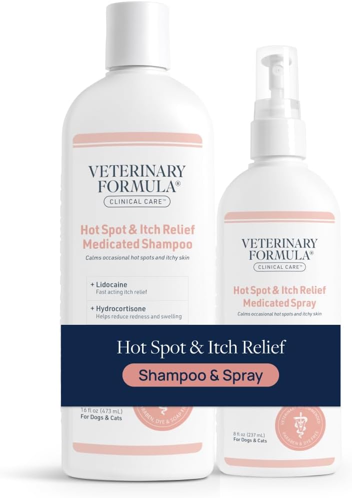 Veterinary Formula Clinical Care Hot Spot & Itch Relief Medicated Spray, 8oz - Easy to Use Spray for Dogs & Cats - Helps Alleviate Sensitive Skin, Scratching, and Licking of Coat (1 Pack) - Image 11