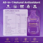 Megneta Liquid Supplement Grape Flavor Pouch Close Up
