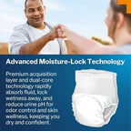 McKesson bladder leak protection underwear tear away side seams details