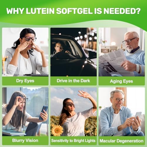 Nature's Live Lutein and Zeaxanthin bottle side view highlighting ingredients