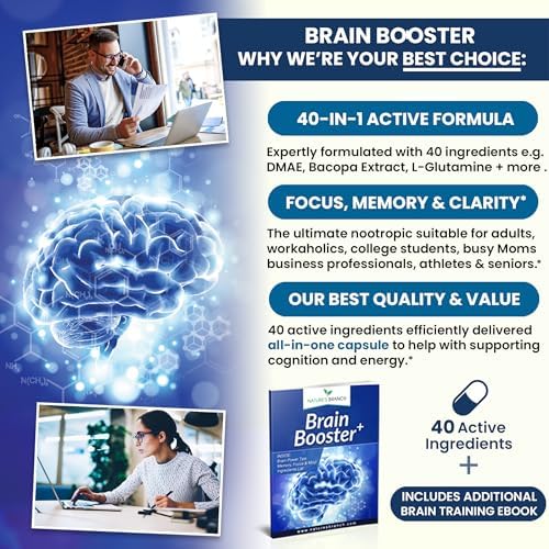 Close up of 60 veggie capsules bottle for Nature's Branch mental clarity supplement
