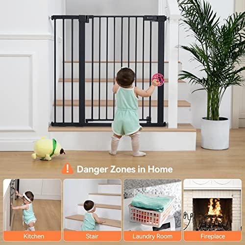 Comomy pressure mounted safety barrier highlighting the double locking handle mechanism.