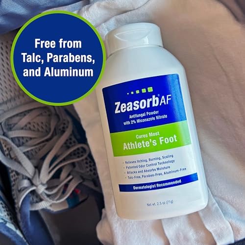 Zeasorb athlete foot treatment powder bottle cap mechanism