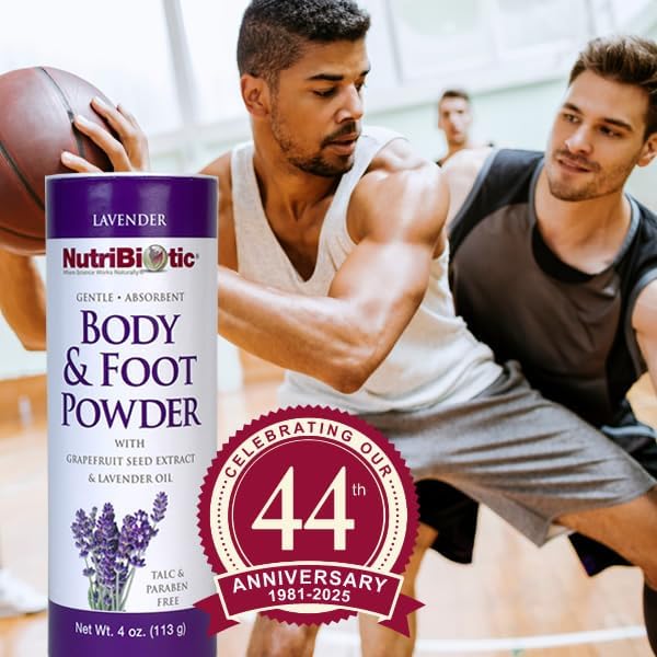 NutriBiotic vegan body powder with grapefruit seed extract ingredients label