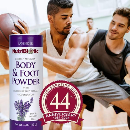 NutriBiotic vegan body powder with grapefruit seed extract ingredients label