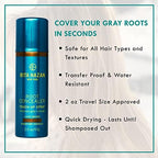 Back view of the Rita Hazan temporary root touch up spray showing ingredients and directions.
