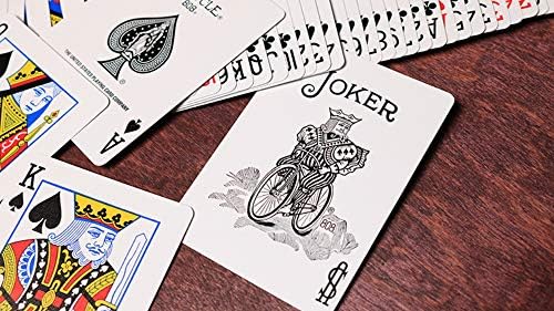 The specialized magic gaff cards included with the green United States Playing Card Company deck.