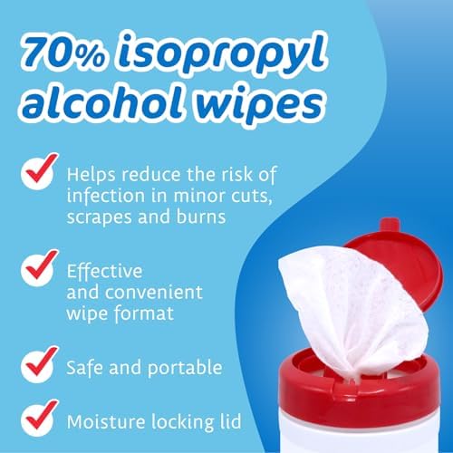 The Pharma-C Company bulk isopropyl alcohol wipes for infection prevention.