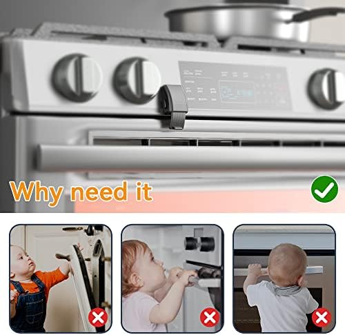 Eudemon oven safety lock showing adhesive application