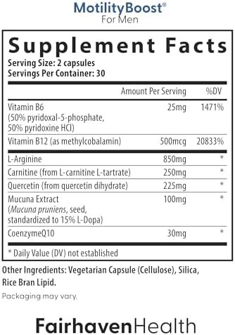 Fairhaven Health three bottle fertility support system