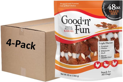 Good 'n' Fun Kabobs Long-Lasting Dog Treat, With Real Proteins, Beef Hide and Premium Chicken, Supports Dental Health, Mental Stimulation, 48 oz - Image 10