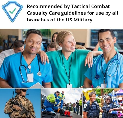 Charter Tactical kaolin infused combat gauze back label with instructions for use