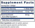 Life Extension Super Absorbable Tocotrienols softgels texture and capsule size