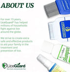 LiceGuard Head Lice Treatment Kit, 1 x Robicomb Electronic Zapping Lice Comb & 2 x Stainless-Steel Nit Combs for Kids & Adults, Clinically Tested, Kills Super Lice, Detects & Removes Nits & Eggs Fast - Image 7