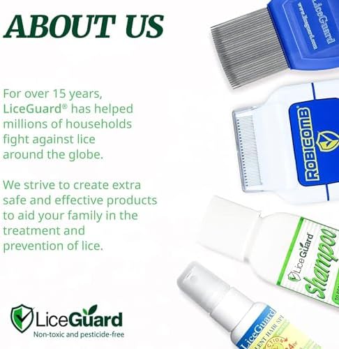 LiceGuard Head Lice Treatment Kit, 1 x Robicomb Electronic Zapping Lice Comb & 2 x Stainless-Steel Nit Combs for Kids & Adults, Clinically Tested, Kills Super Lice, Detects & Removes Nits & Eggs Fast - Image 7