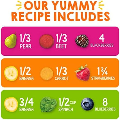 USA imported gluten free and vegan baby food pouches pack of 16 assortment
