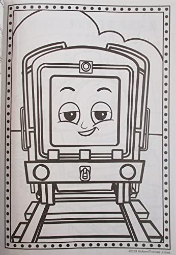 Interior view of Thomas and Friends educational activity pages
