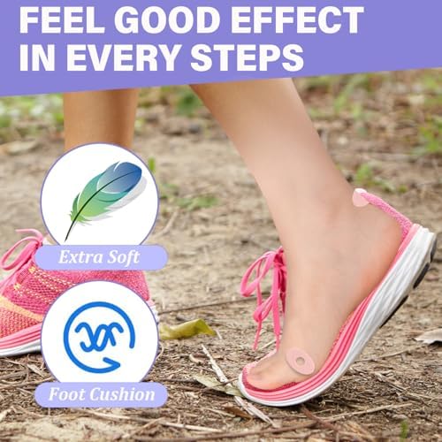 Decproch non-medicated foam cushions for blister and friction protection.