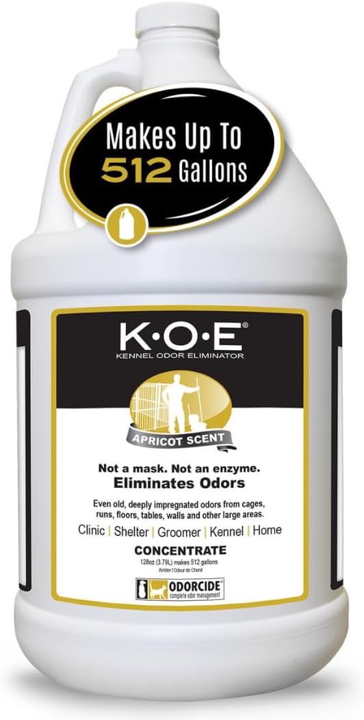Authentic imported USA pet stain and odour remover concentrate bottle
