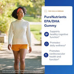 Pure Encapsulations PureNutrients EPA DHA Gummy ingredients panel