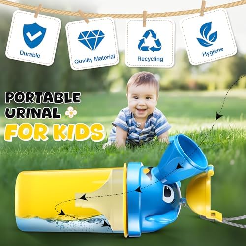 Leak proof lid detail of Saillong portable urinal for boys