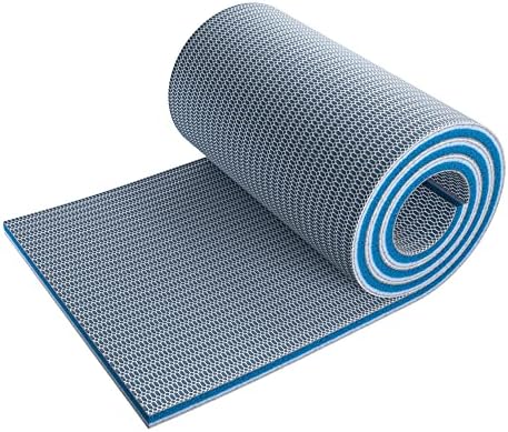 Close-up view of the multi-layered honeycomb mesh surface on the foam pad.