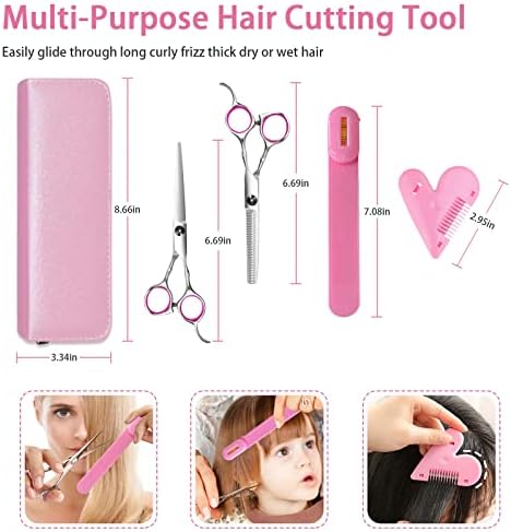 Family friendly DIY hair cutting kit packaged for women and kids