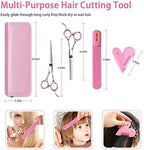 Family friendly DIY hair cutting kit packaged for women and kids