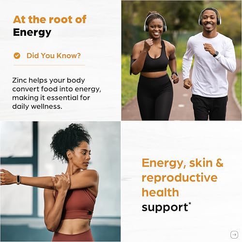 Highly absorbable zinc mono methionine supplement container for men and women