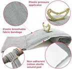 High strength compression bandage for emergency first aid kit essentials.