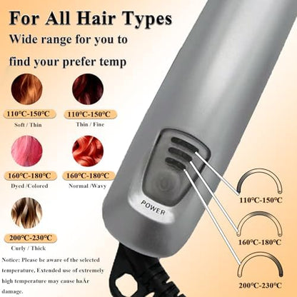 DONFON travel hair styling tool showing the compact design for easy packing