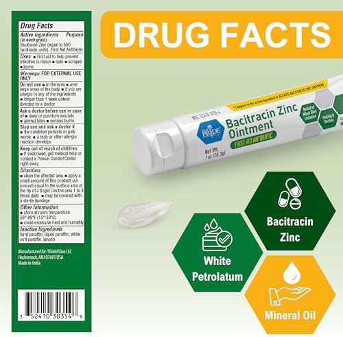 MED PRIDE bulk pack first aid antibiotic ointment tubes for emergency supplies