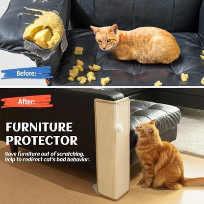 PETKARAY cat claw maintenance post highlighting the easy five minute home assembly structure