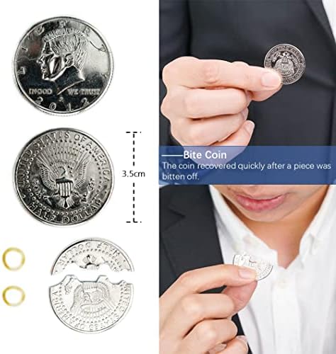 Neliky bite coin and color change silk magic props