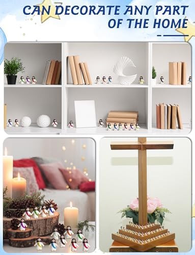 Bulk collection of 100-piece miniature faith dolls showcasing the durable and waterproof rubber construction.