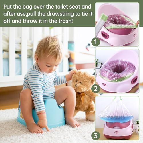 Top view of universal fit potty chair liner