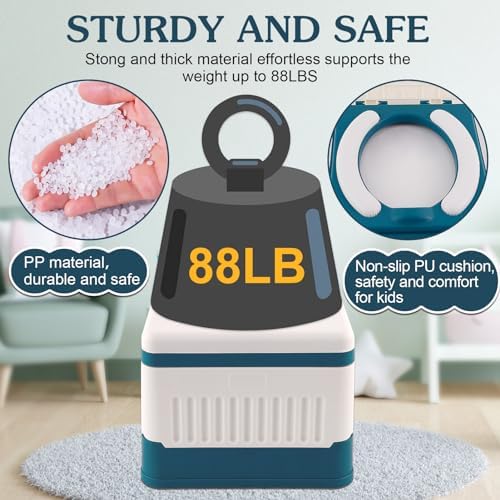 Fabulas foldable travel toilet seat in storage bag