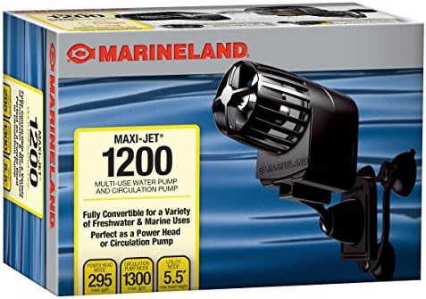 MarineLand Maxi-Jet 1200 Venturi aeration valve and flow control setup