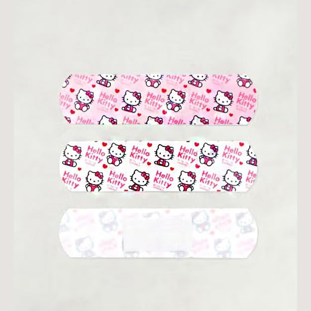Cute Kitty and Friends bandages featuring assorted Sanrio character prints