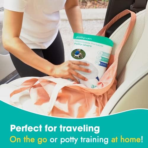 Travel essential kit featuring Minne Baby potty liners