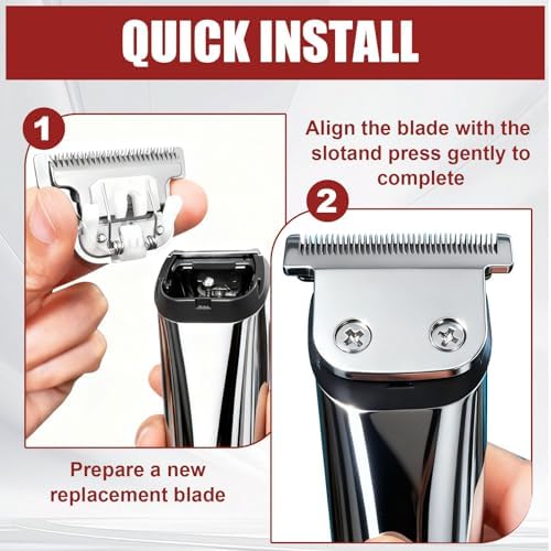 Manxrtod T-blade packaging for Wahl trimmer replacement