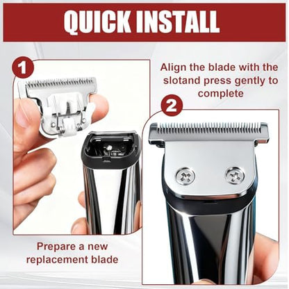 Manxrtod T-blade packaging for Wahl trimmer replacement