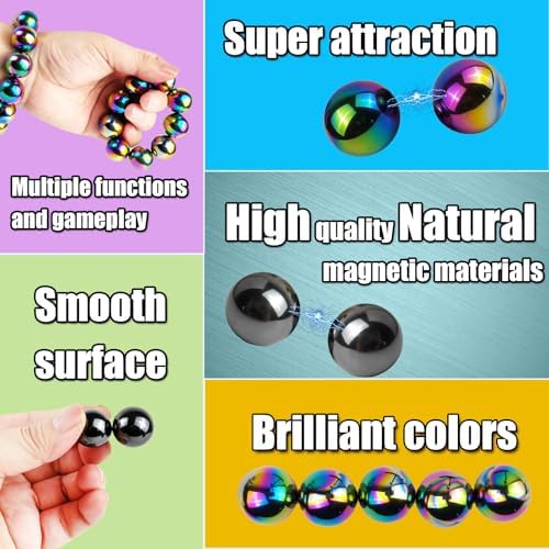 Black industrial-grade magnetic balls sculpted in desk arrangement