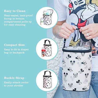 Mickey and Minnie Mouse pattern Disney baby cooler bag