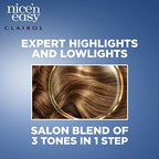 Side view of Clairol Nice 'N Easy packaging with ingredient list visible