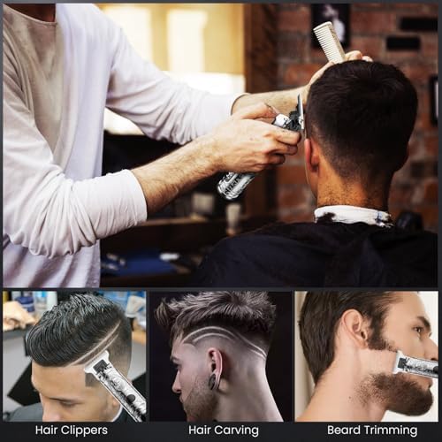 Fannas barbers trimmer edgers showing precise zero gap blade alignment