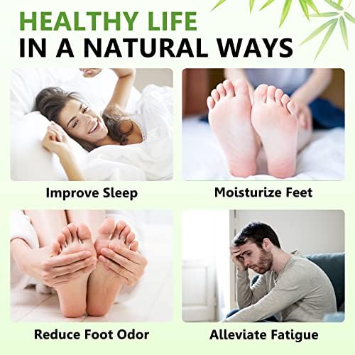 Natural bamboo vinegar and ginger powder ingredients inside foot patches